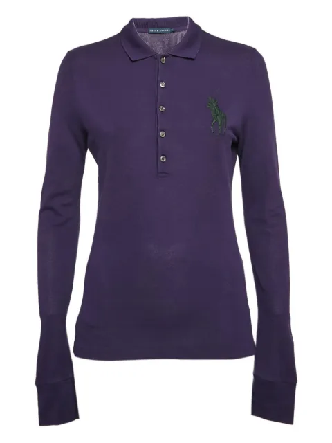 Polo Ralph Lauren Vintage Pre-owned Poloshirt mit langen Ärmeln
