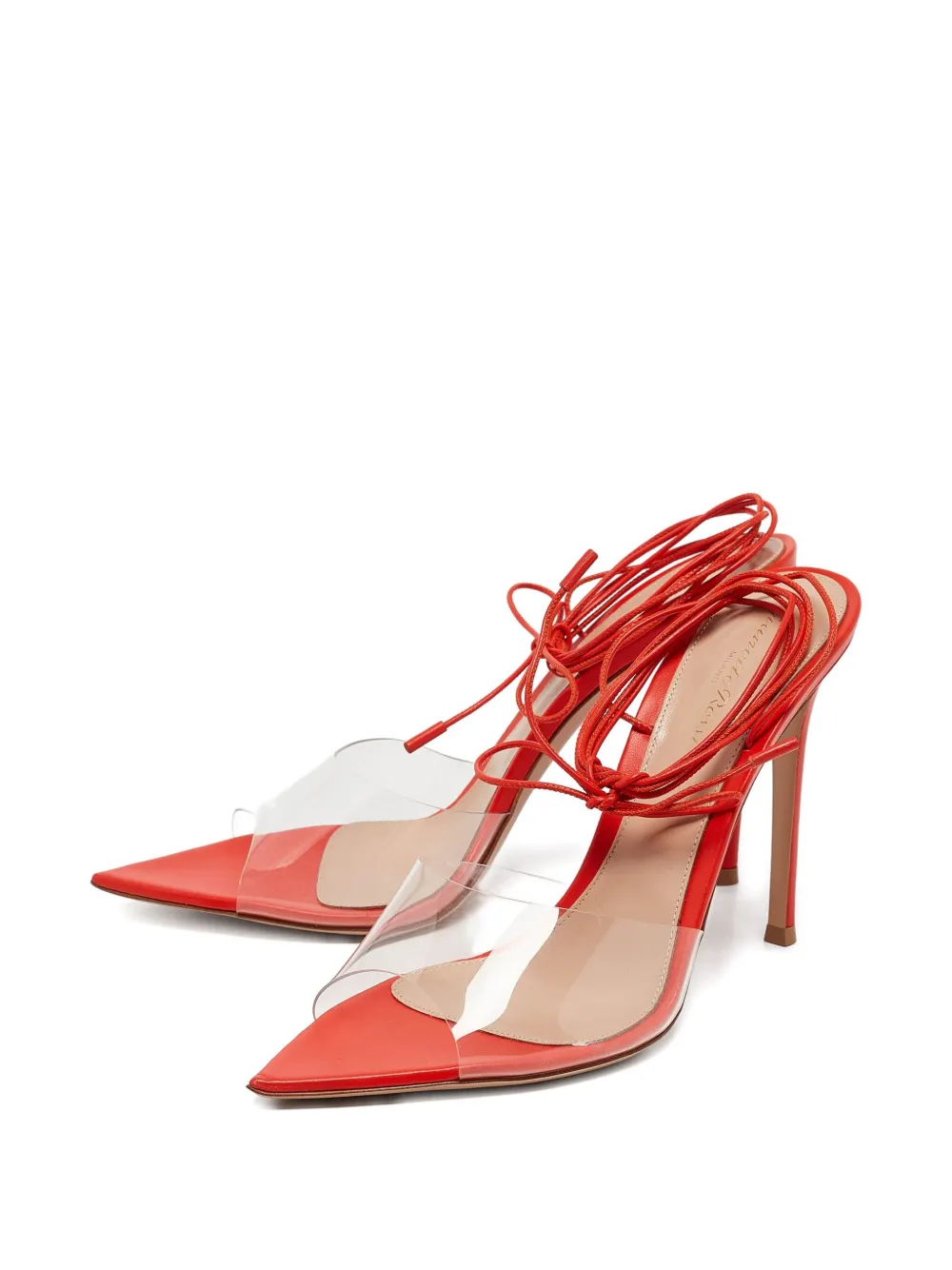 Gianvito Rossi 115mm leather lace-up sandals | Image 2