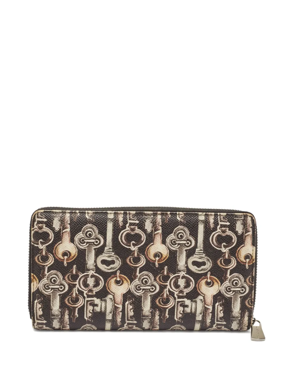 Dolce & Gabbana Pre-Owned key-print leather wallet | Brown | Image 1