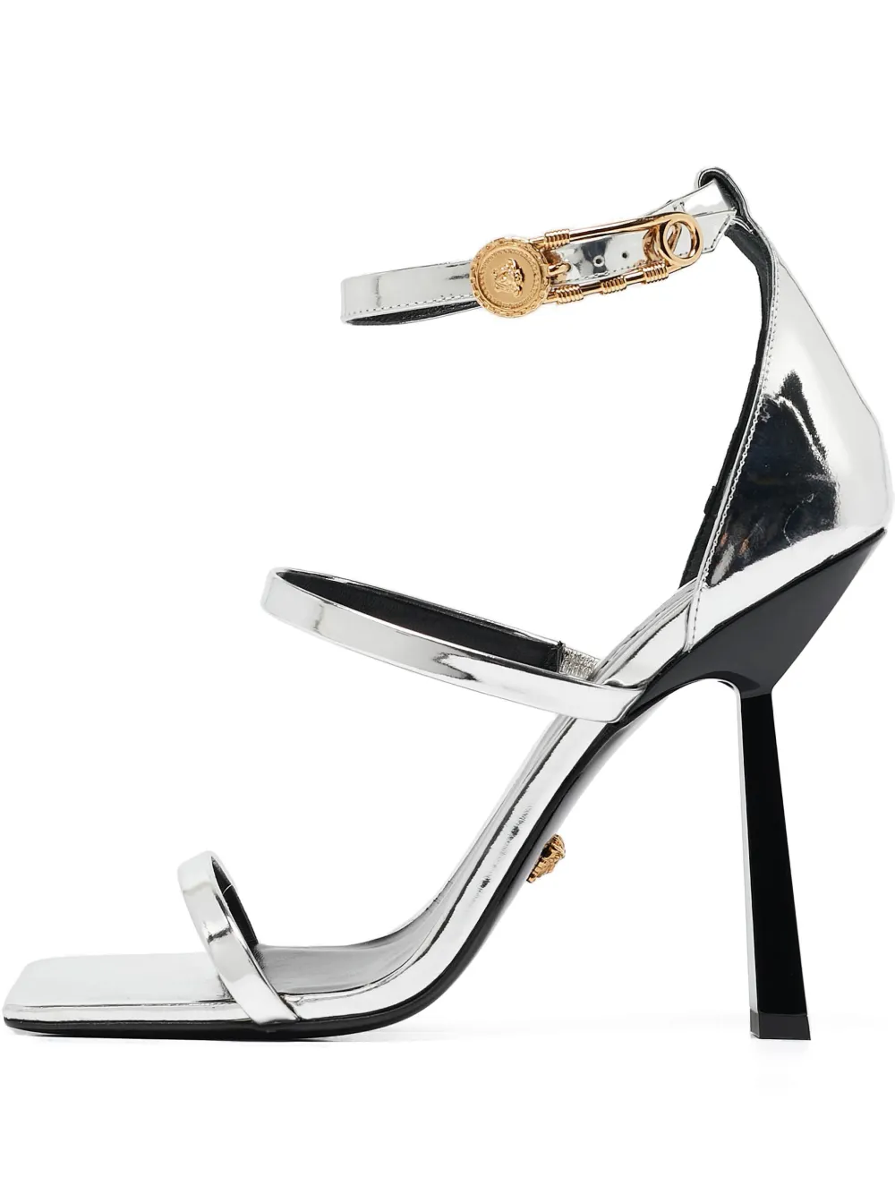 Pre-owned Versace 120mm Leather Sandals
