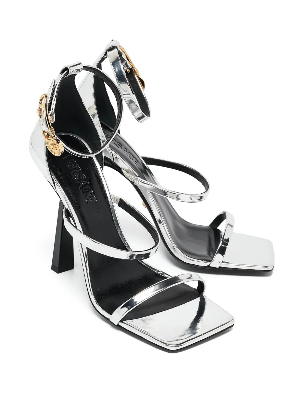 Versace Pre-Owned 120mm leather sandals | Image 2