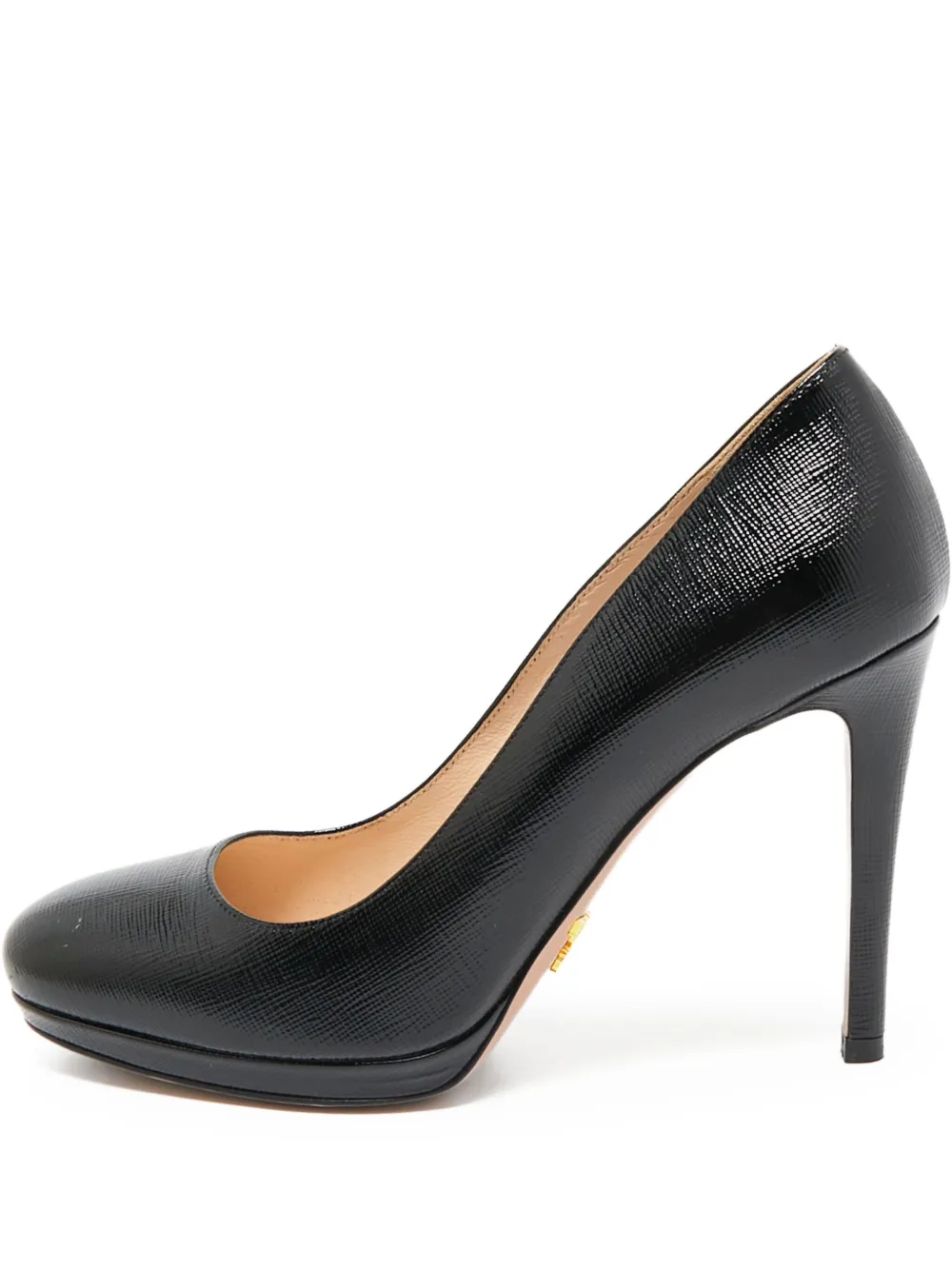 Prada Pre-Owned 100mm Saffiano leather pumps | Black | Image 1