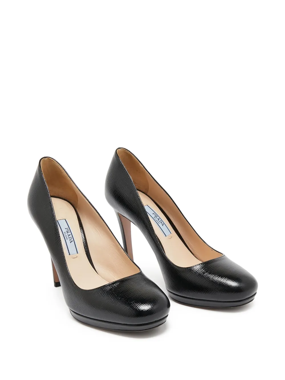 Prada Pre-Owned 100mm Saffiano leather pumps | Image 2