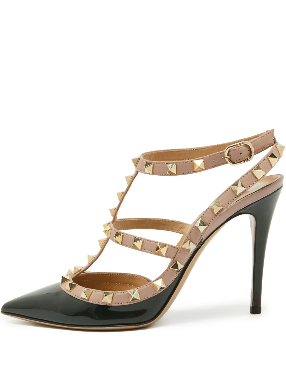 Pre-owned Valentino Garavani 105mm Rockstud Pumps