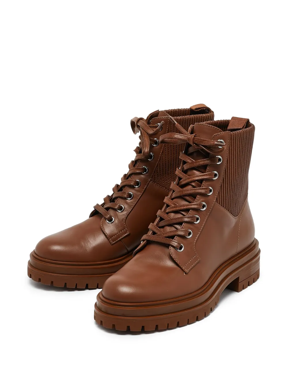 Gianvito Rossi botas militares Martis de archivo con tobillos elásticos | Image 2