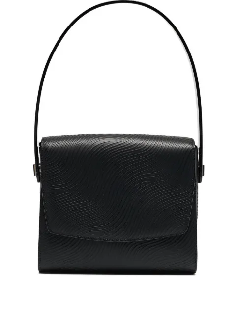 Aigner Vintage pre-owned wave-pattern leather shoulder bag