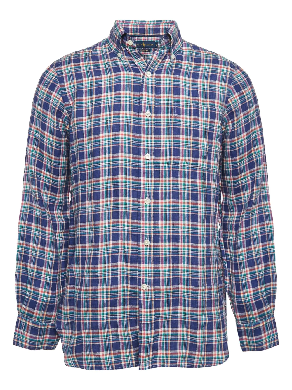 Ralph Lauren Vintage plaid buttoned shirt | Blue | Image 1