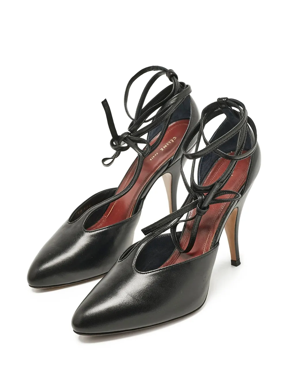 Céline Pre-Owned 105mm ankle-tie pumps | Image 2