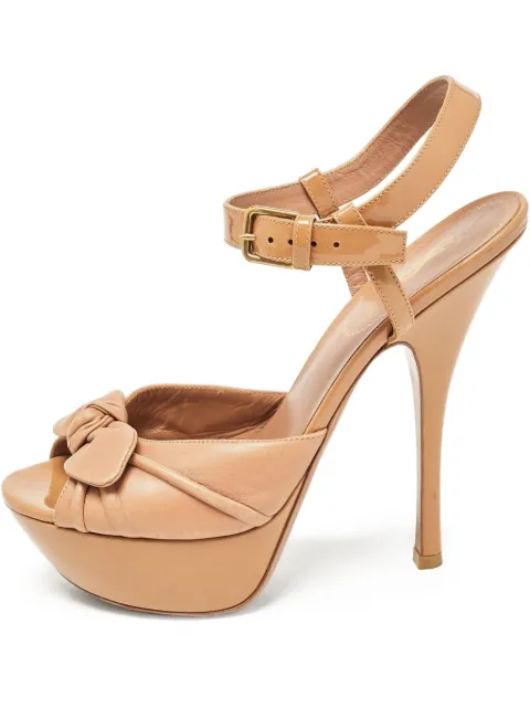 Saint Laurent Pre-Owned 100mm leather sandals