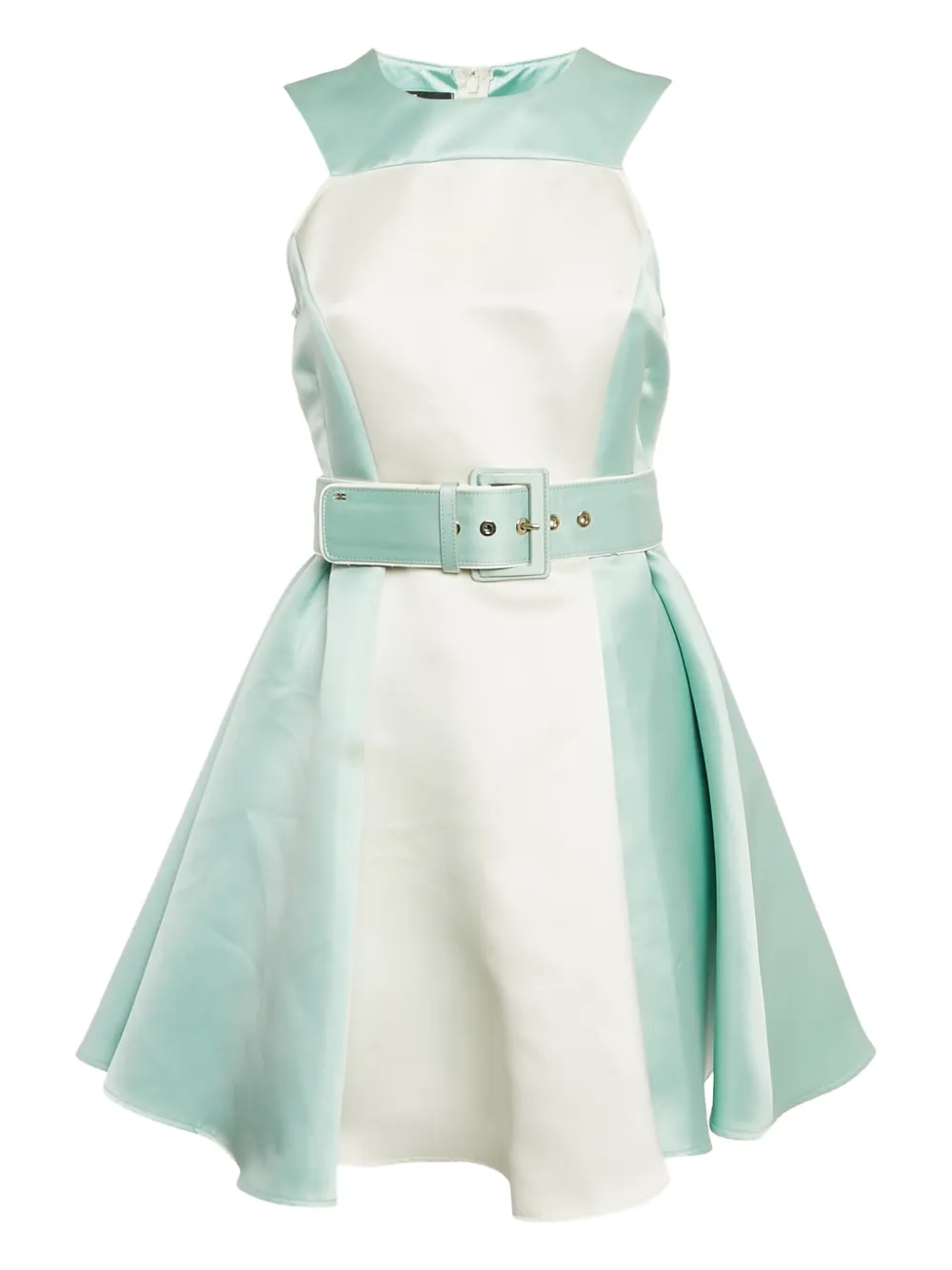 Elisabetta Franchi Pre-owned zweifarbiges Kleid mit Gürtel | Blau | Image 1
