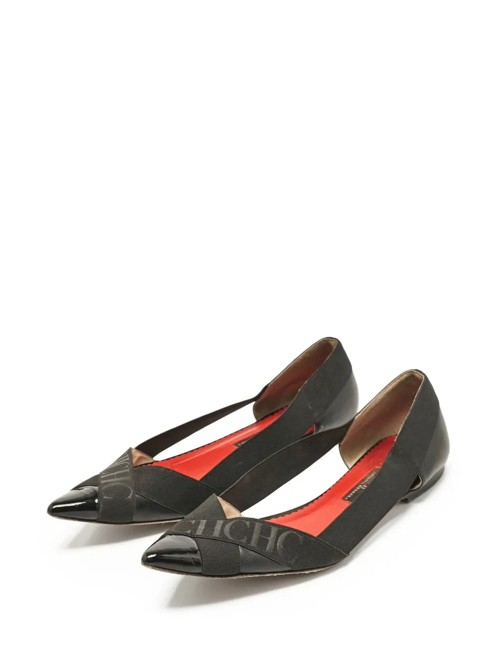 Carolina Herrera Vintage pointed-toe strappy flats | Image 2