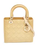 Christian Dior Pre-Owned Lady Dior tote bag - Yellow