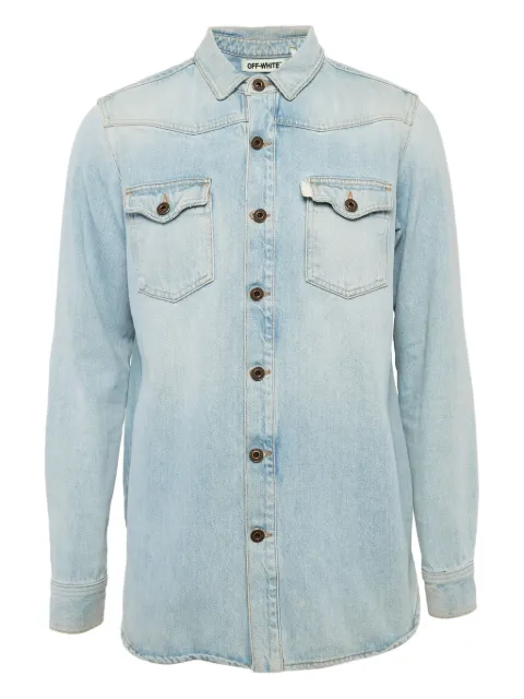 Off-White Pre-Owned camisa de mezclilla