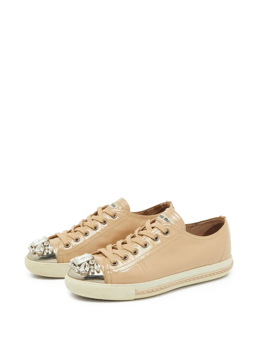 Miu Miu Pre-Owned tenis con agujetas | Image 2