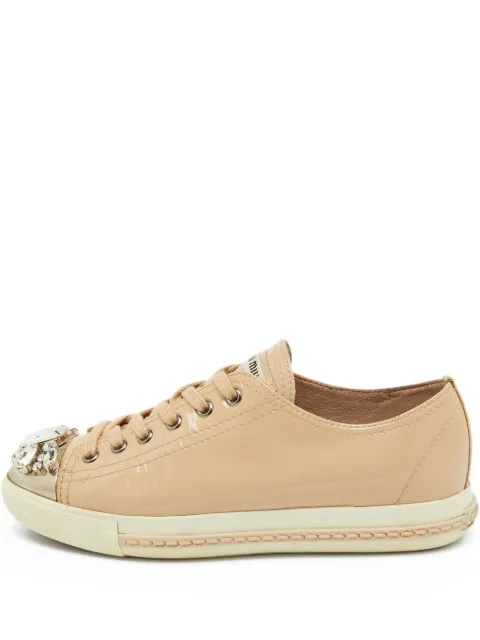 Miu Miu Pre-Owned tenis con agujetas