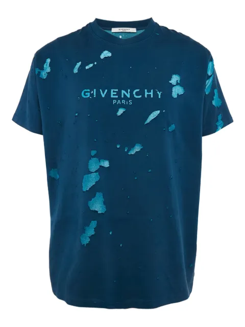 Givenchy Pre-Owned distressed cotton t-shirt