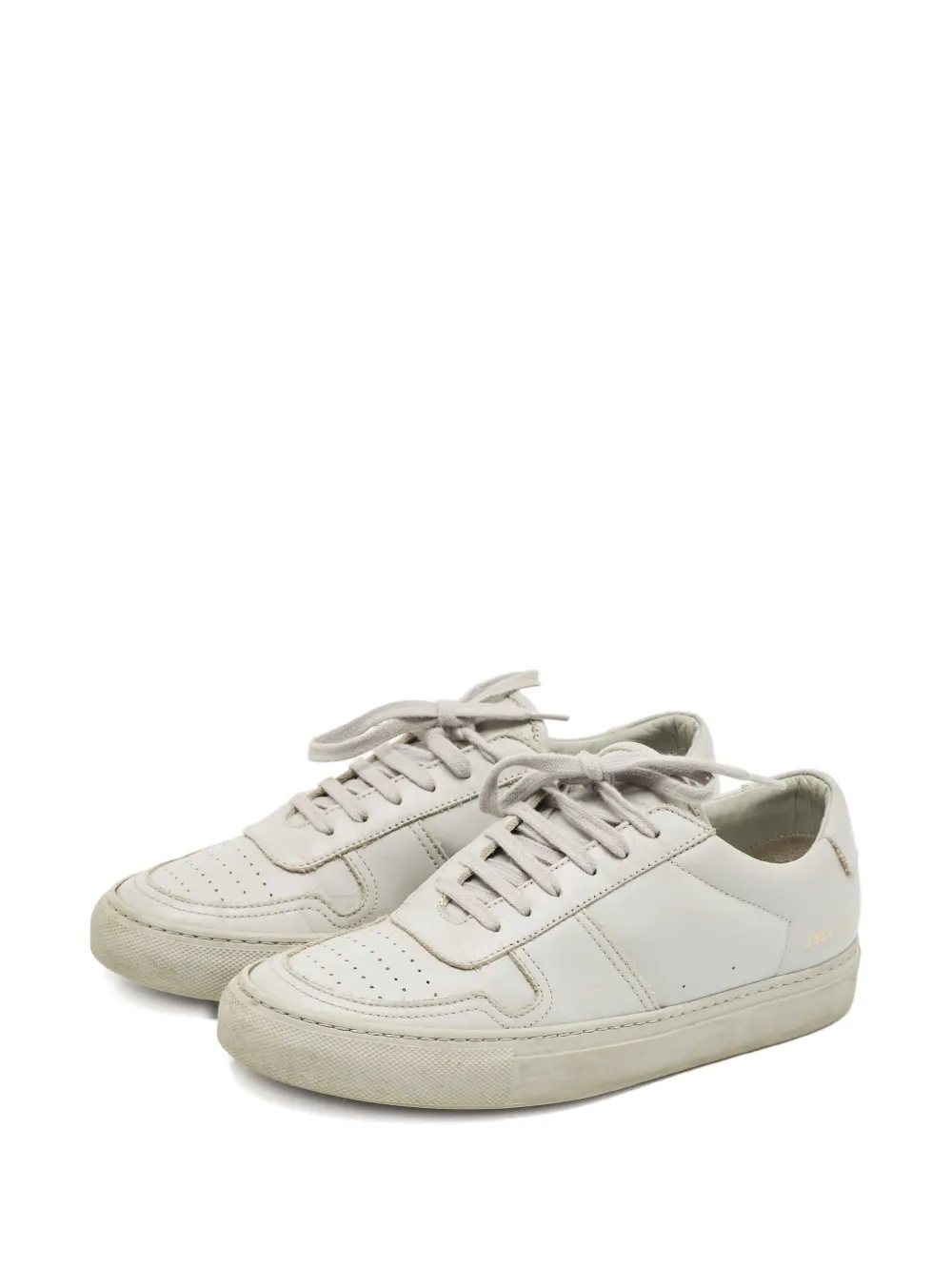 Common Projects Leren sneakers met geperforeerd detail - Wit
