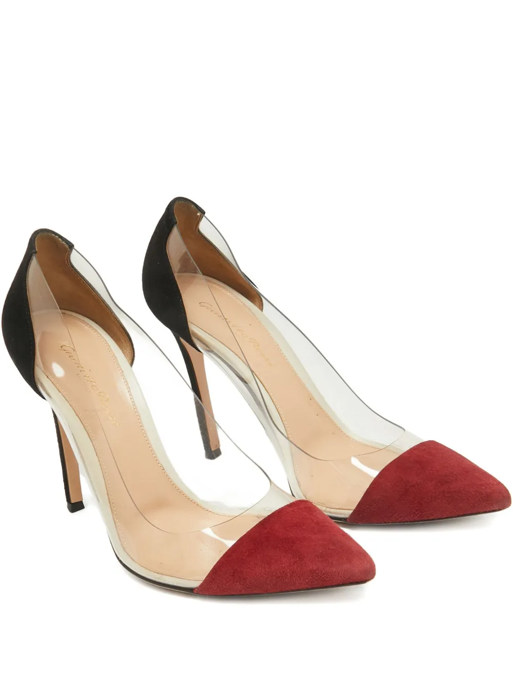 Gianvito Rossi pre-owned 105mm pointed-toe pumps | White | Image 1