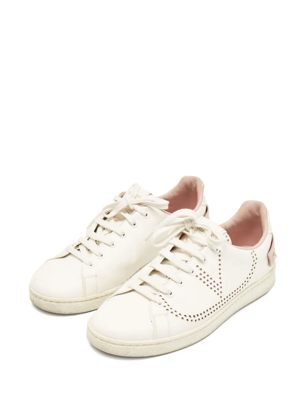 Valentino Garavani Pre-Owned Backnet sneakers - Wit