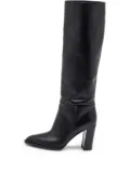 Gianvito Rossi knee-high leather heeled boots - Black