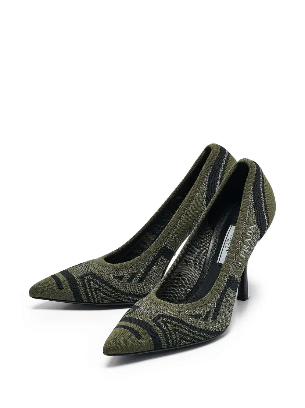 Prada Pre-Owned 100mm leather pumps | Image 2