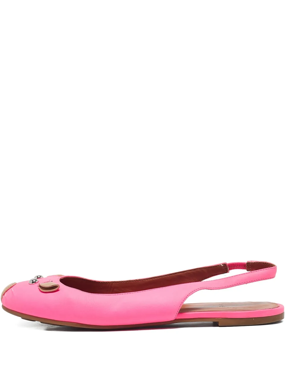Marc Jacobs Vintage 2024 pre-owned Mouse Face slingback flat pumps | Pink | Image 1