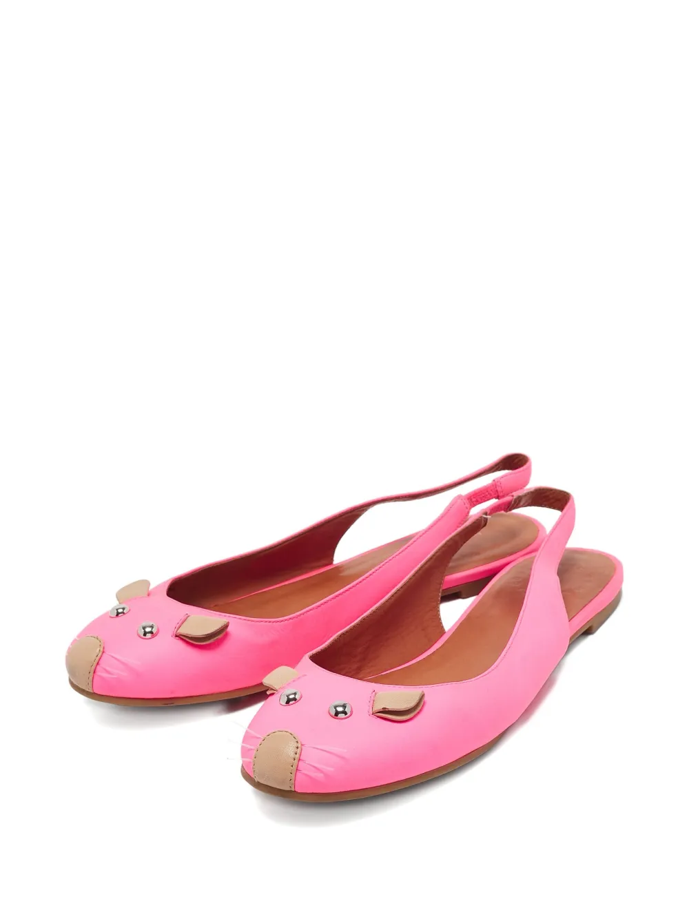 Marc Jacobs Vintage 2024 pre-owned Mouse Face slingback flat pumps | Image 2