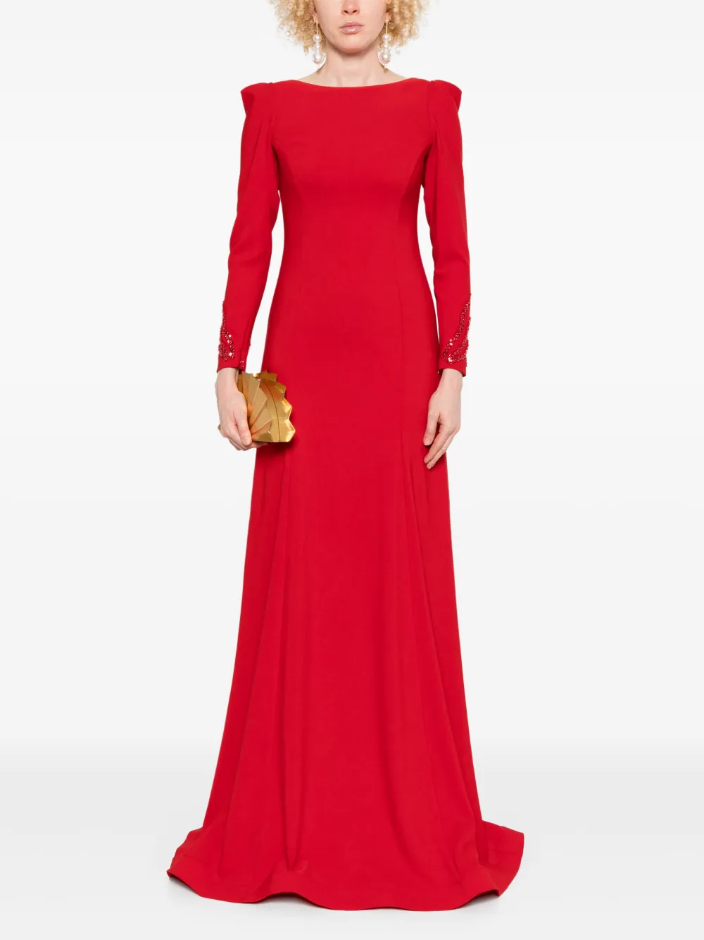 CRISTALLINI Teresa dress - Rood