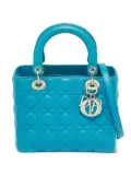 Christian Dior Pre-Owned medium Lady Dior two-way handbag - Blue