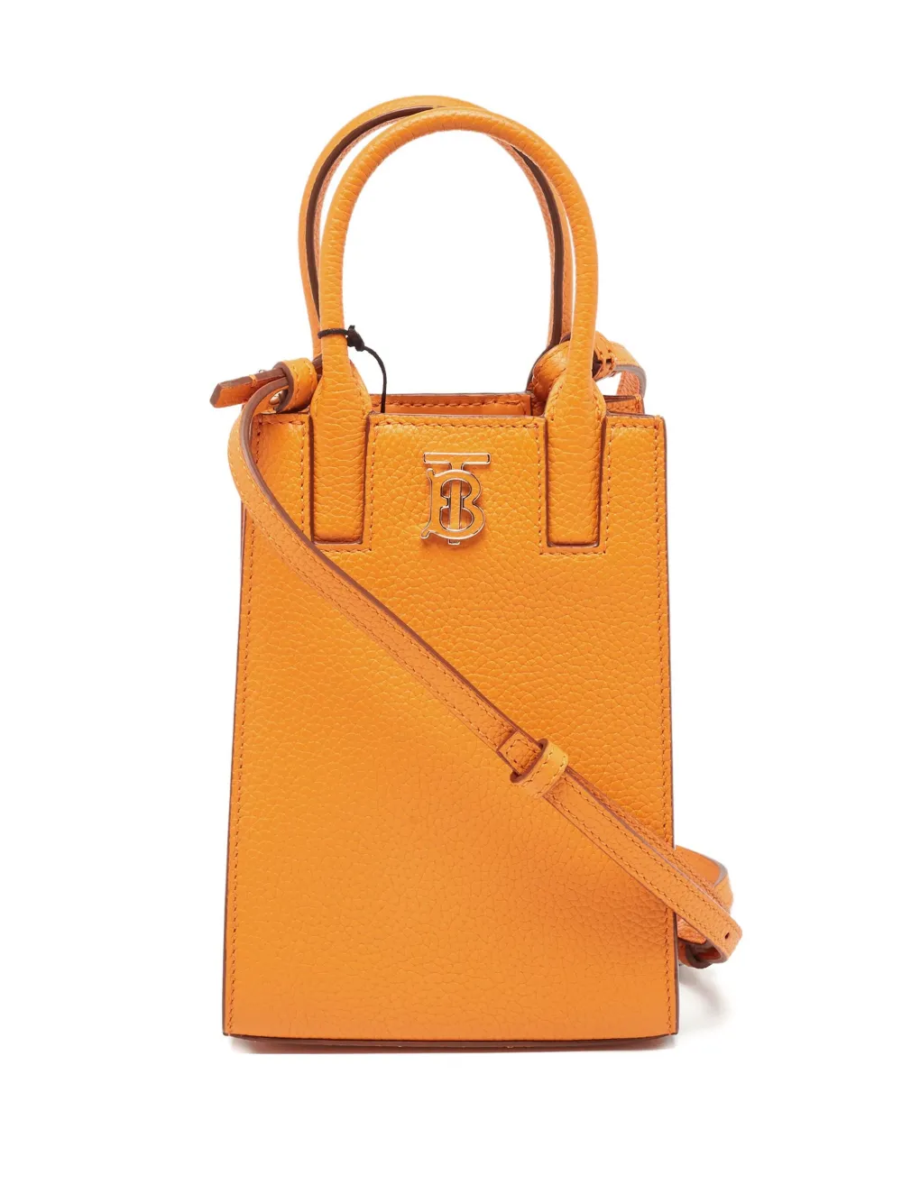Burberry Pre-Owned logo-plaque leather cross body bag - オレンジ Burberry Pre-Owned logo-plaque leather cross body bag - オレンジ