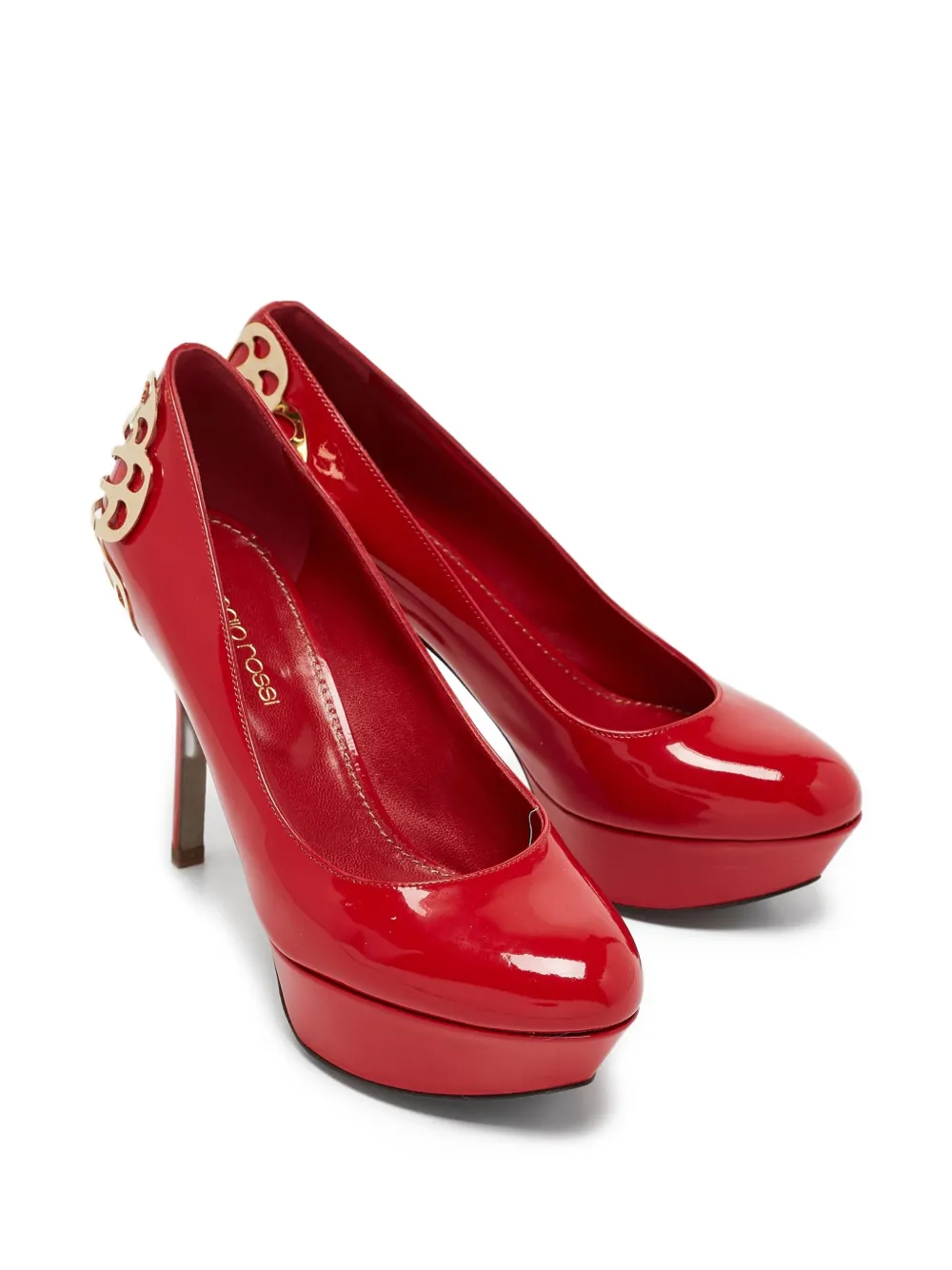Sergio Rossi Vintage platform pump with cut-out detail | Image 2