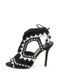 Sophia Webster cut-out lace sandals - Black