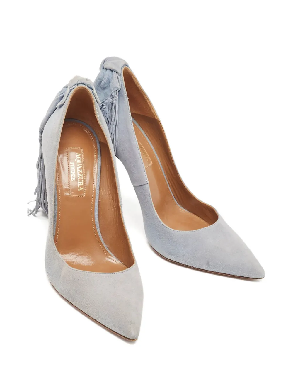 Aquazzura suede fringed pumps | Image 2