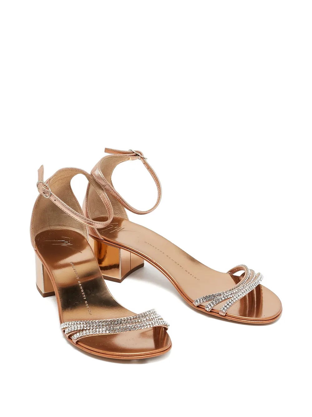 Giuseppe Zanotti Vintage 2024 sandalen verfraaid met kristallen - Goud