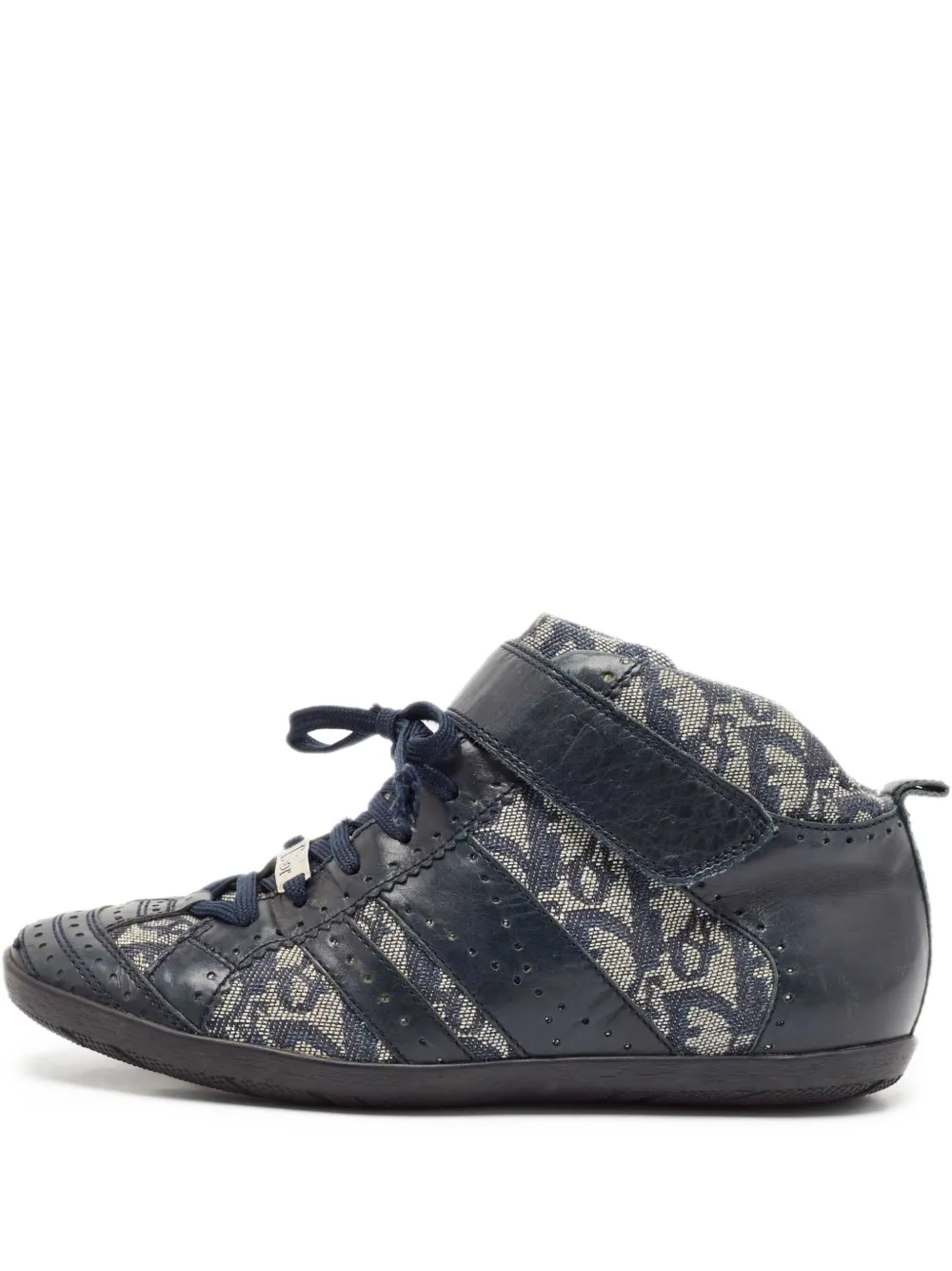 Christian Dior Pre-Owned Trotter スニーカー - ブルー Christian Dior Pre-Owned Trotter スニーカー - ブルー