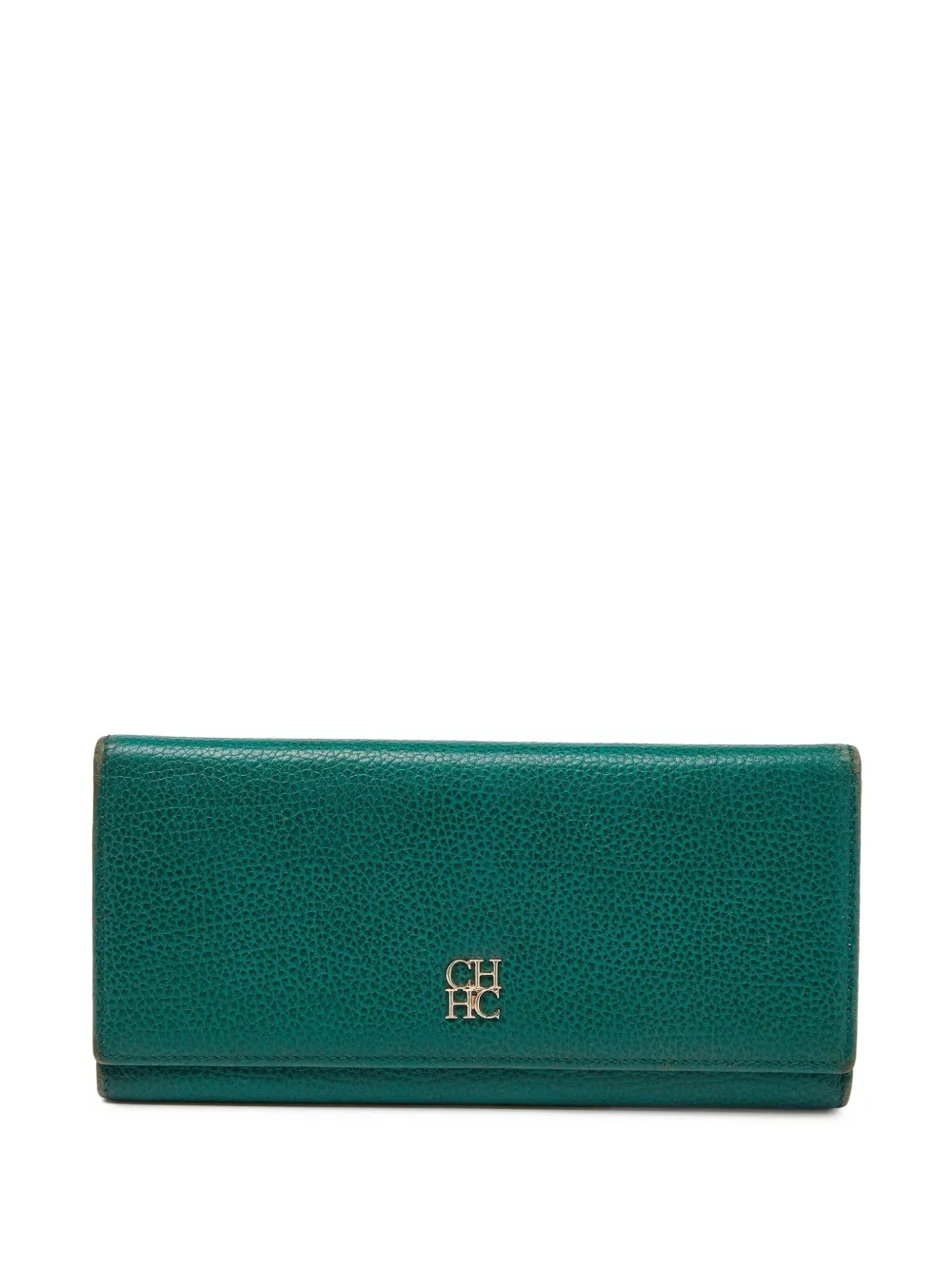 Carolina Herrera Vintage pre-owned leather wallet | Green | Image 1