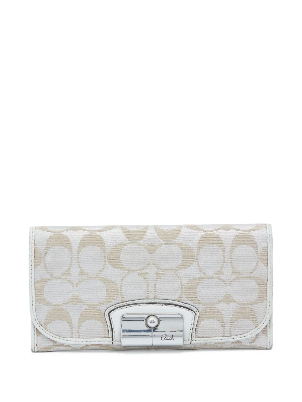 Coach Vintage pre-owned logo-jacquard wallet | Neutrals | Image 1