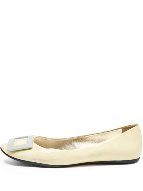 Roger Vivier Vintage Trompette buckle-detail ballet flats