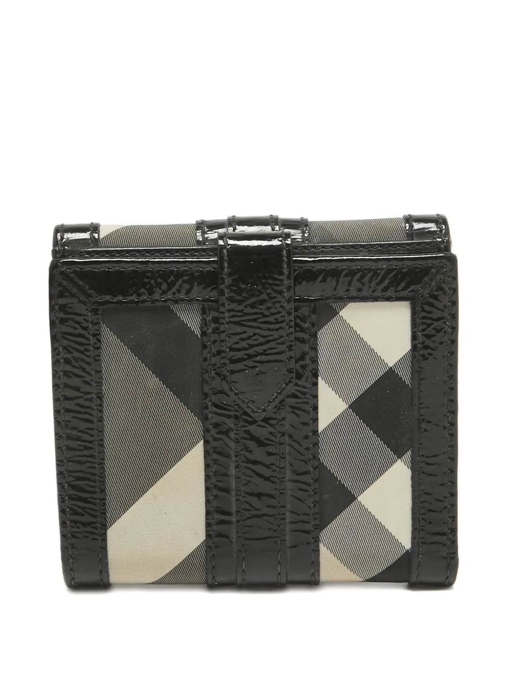 Burberry Pre-Owned patent leather check wallet | Image 2