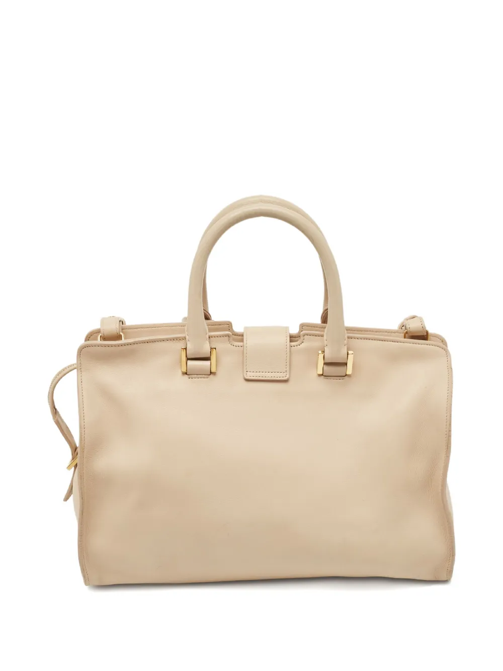 Pre-owned Saint Laurent Chyc Y-motif Leather Tote Bag