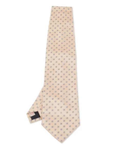 Brioni Vintage corbata con estampado de motivo de lunares