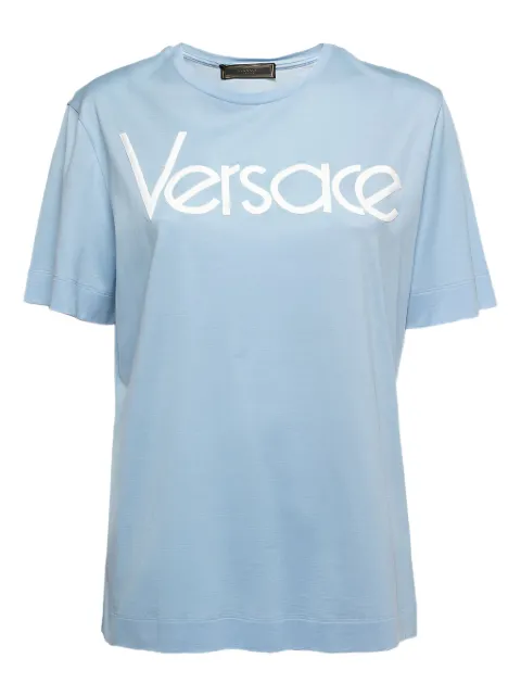 Versace Pre-Owned playera con detalle del logo