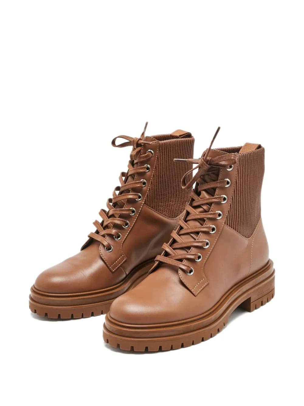 Gianvito Rossi Pre-owned Martis combat boots - Bruin