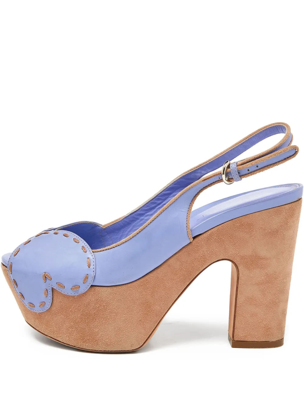 Sergio Rossi Vintage 115mm leather sandals | Purple | Image 1