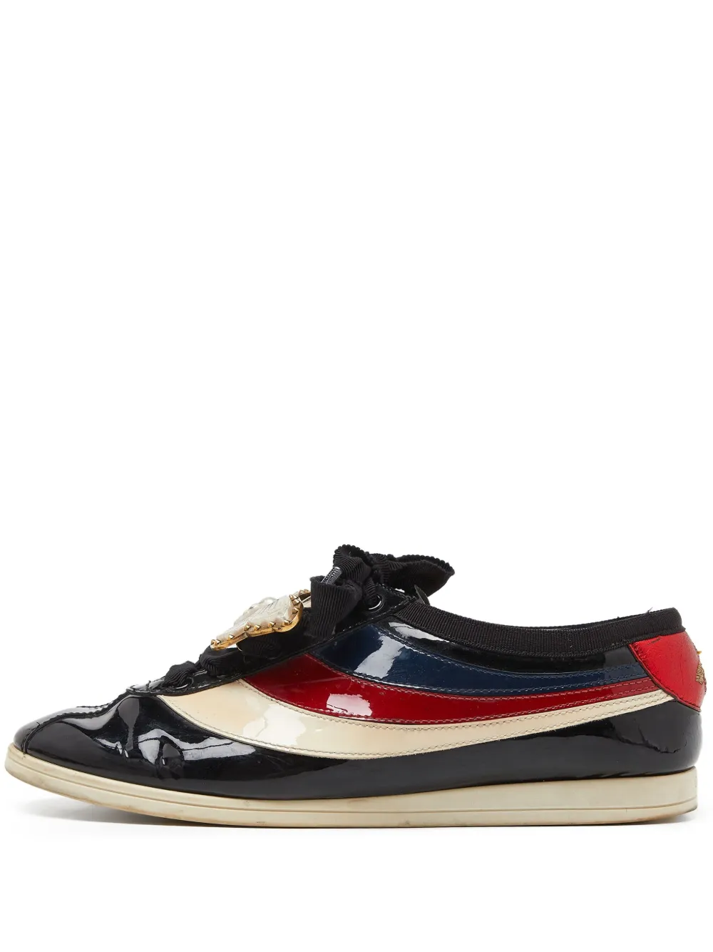 Pre-owned Gucci Falacer Butterfly Sneakers