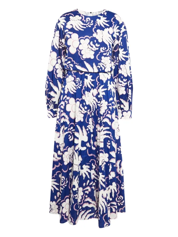 evening maxi dresses with sleeves Wholesale Evening Gowns Shiny Long Sleeve Empire Waist Floor Length