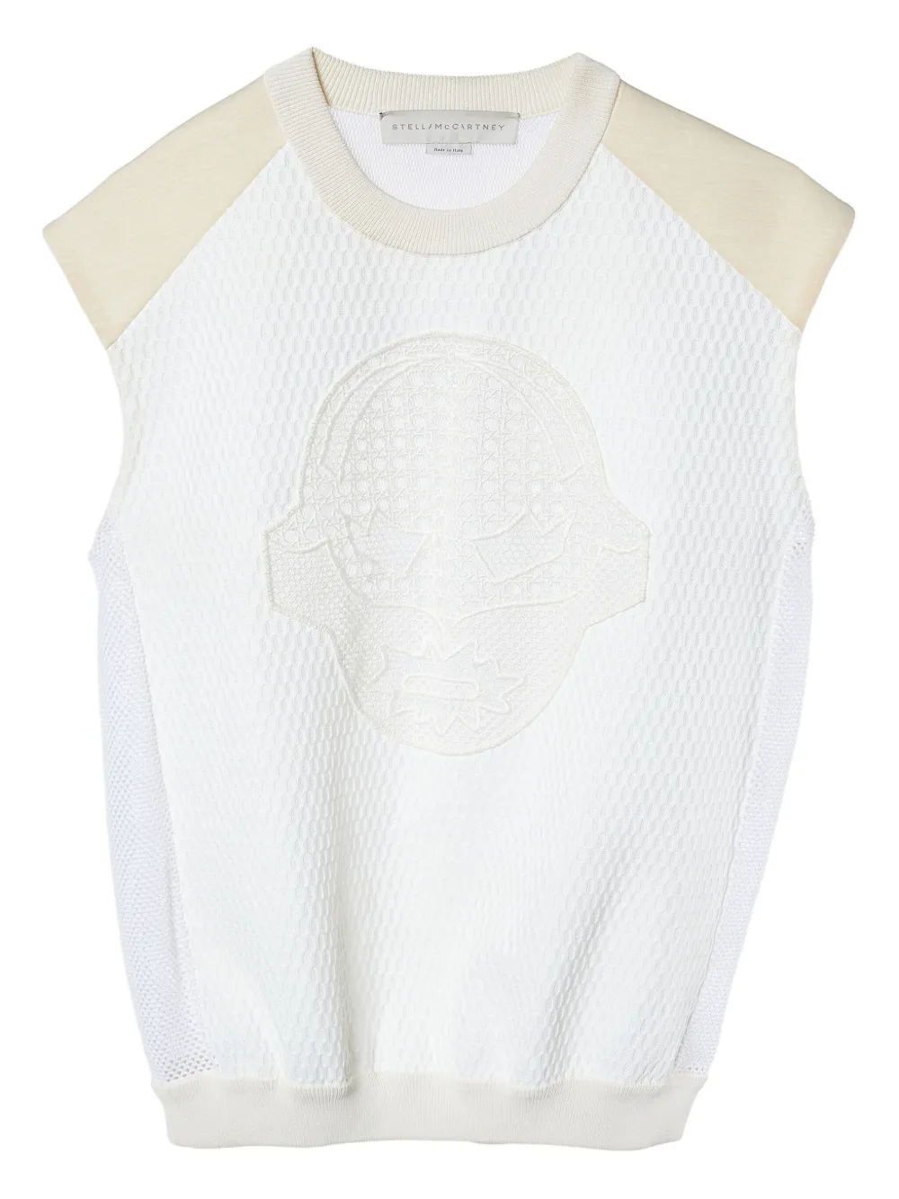 Stella McCartney Pre-Owned embroidered knitted top | Neutrals | Image 1