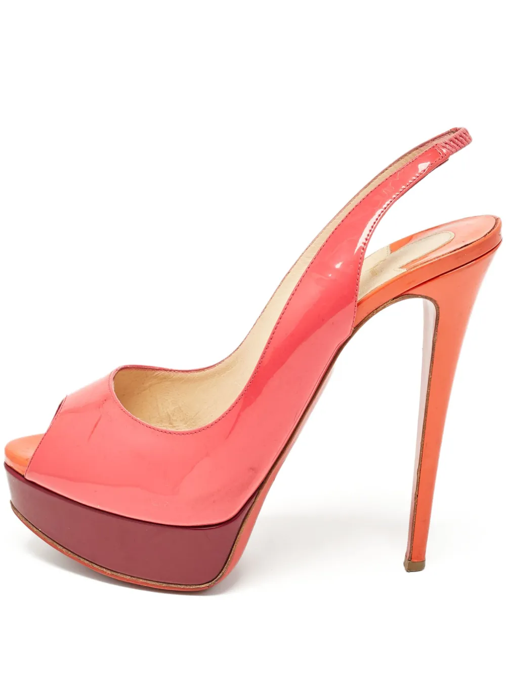 Christian Louboutin Pre-Owned Lady Peep パンプス - ピンク Christian Louboutin Pre-Owned Lady Peep パンプス - ピンク