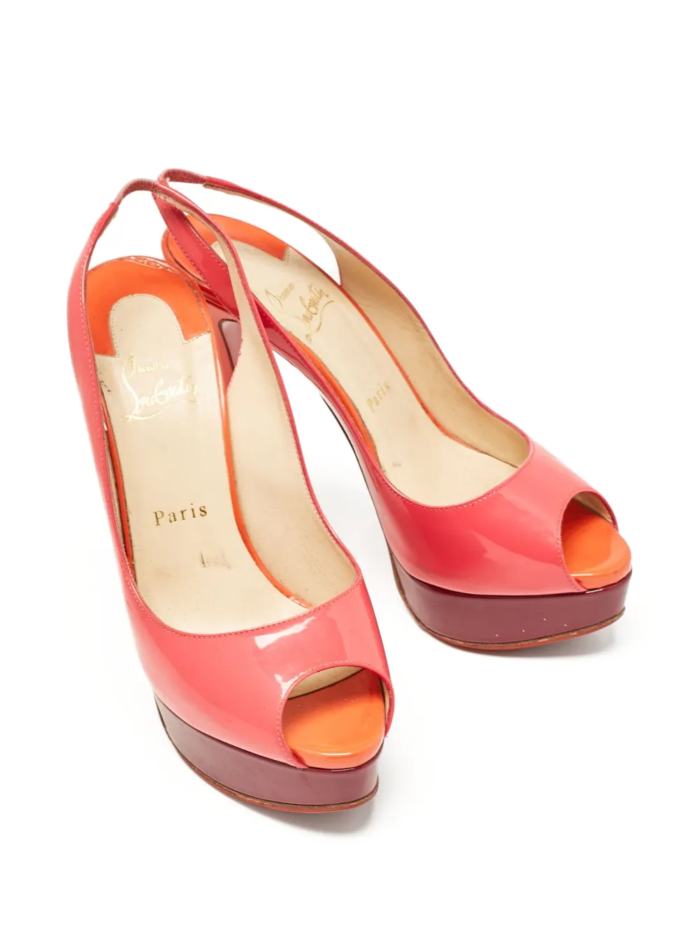 Christian Louboutin Pre-Owned Lady Peep pumps - Roze