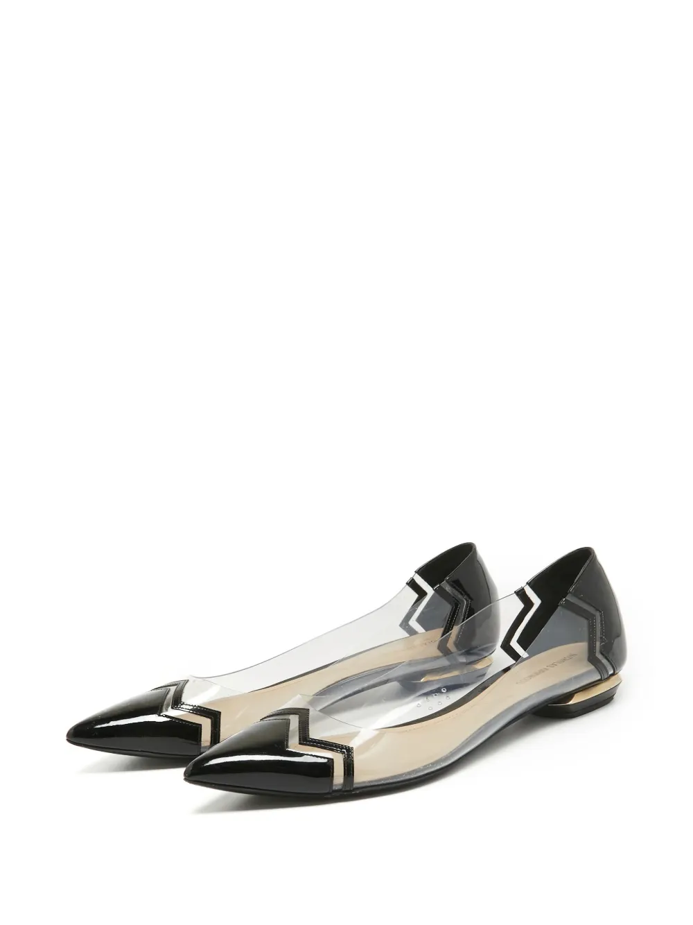 Nicholas Kirkwood pre-owned clear panel pointed pumps | Image 2